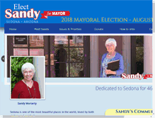 Tablet Screenshot of mayorsandy.com